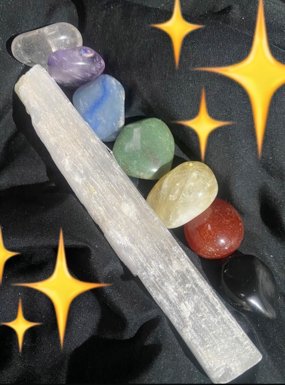 Crystal Chakra healing set