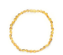 Amber teething necklace