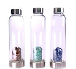 Crystal chip dome drink bottle